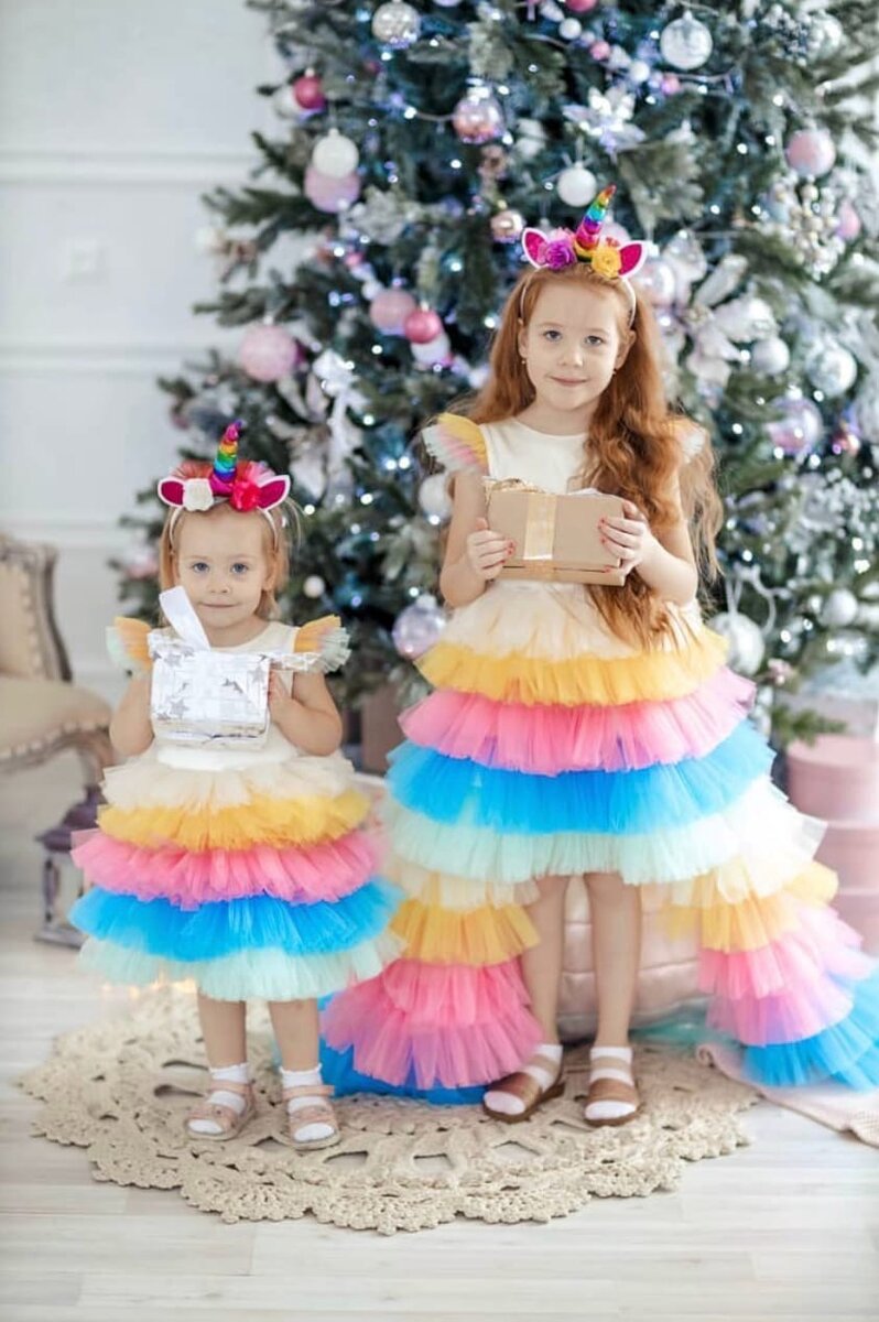 Новогодние платья для девочек (4 года)