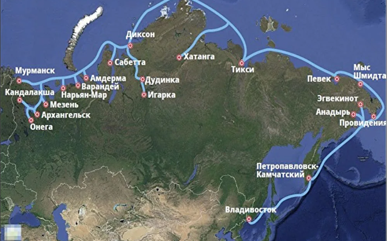 Северный Морской путь охватывает другую часть регионов России, вовлекая их в мировую торговлю (фото из открытых источников)