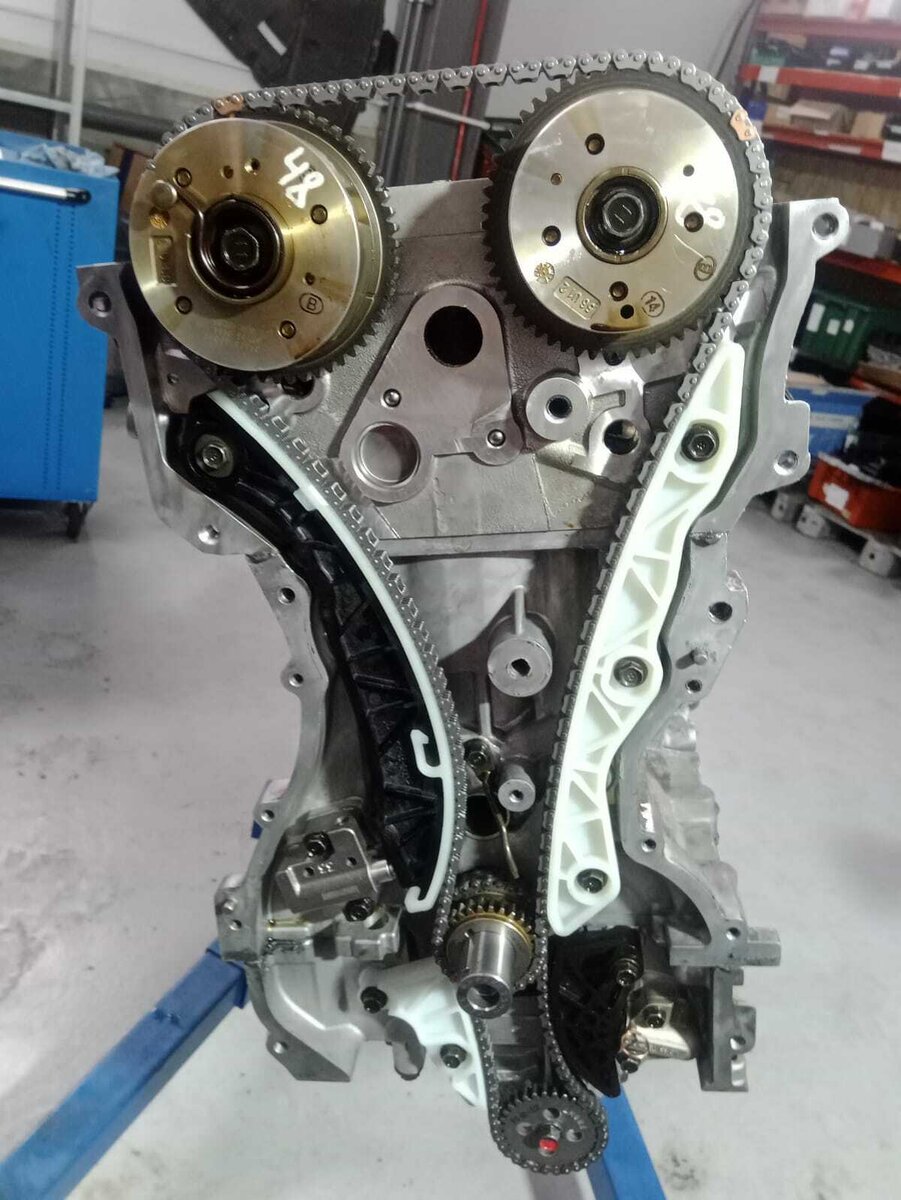 Пробило двигатель G4KE Hyundai Santa Fe на шоссе | Автосервис ...