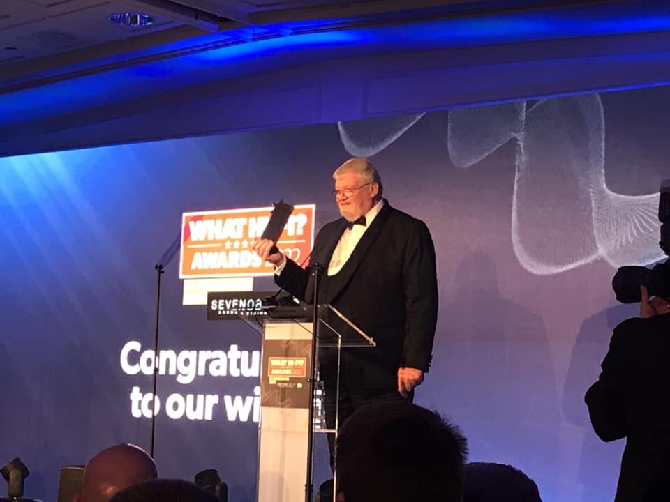 Карл-Хайнц Финк на вручении What Hi-Fi?! Awards 22