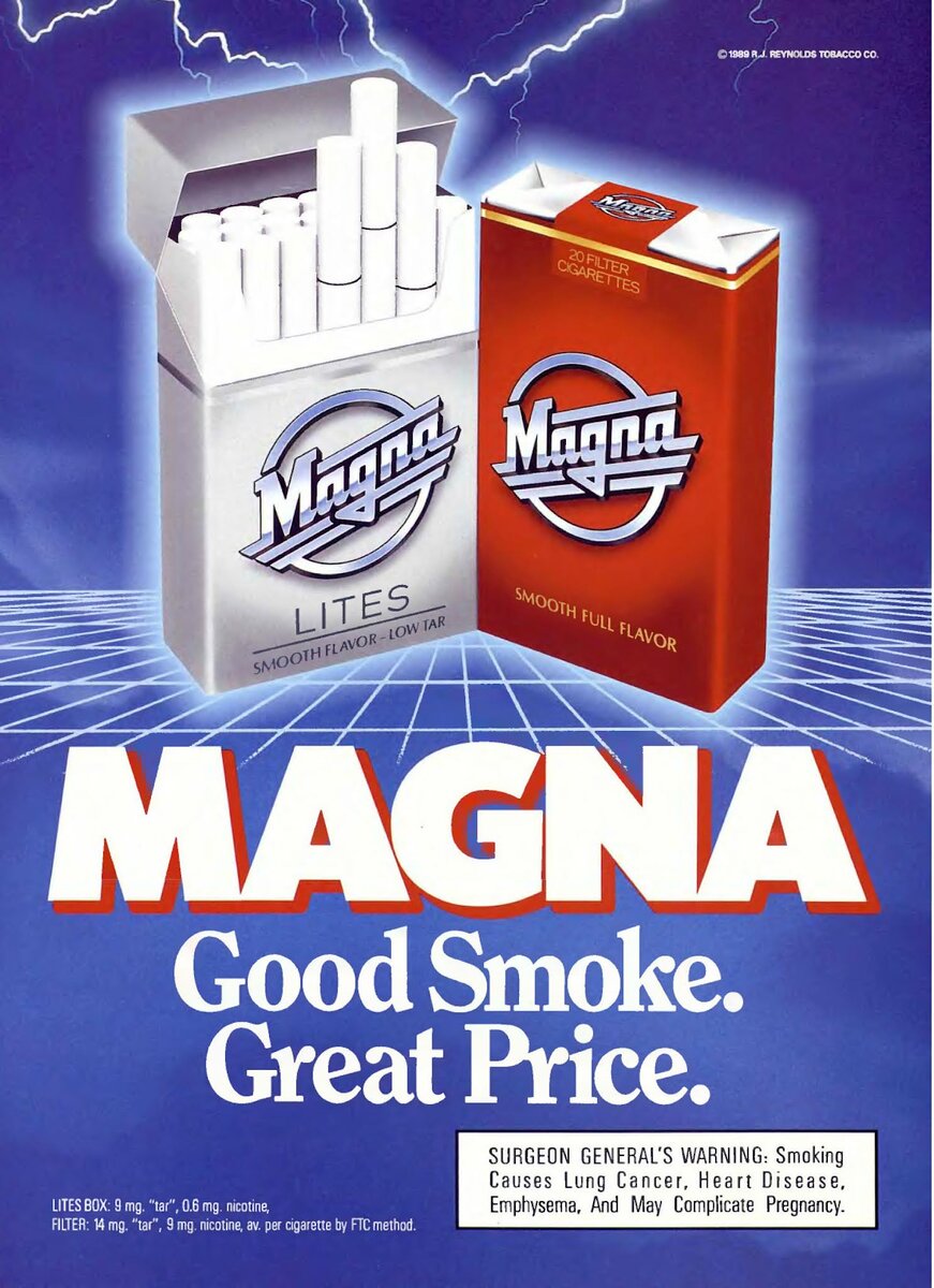 Легенда 90-х: дегустация американских сигарет Magna | Уголок курильщика ...