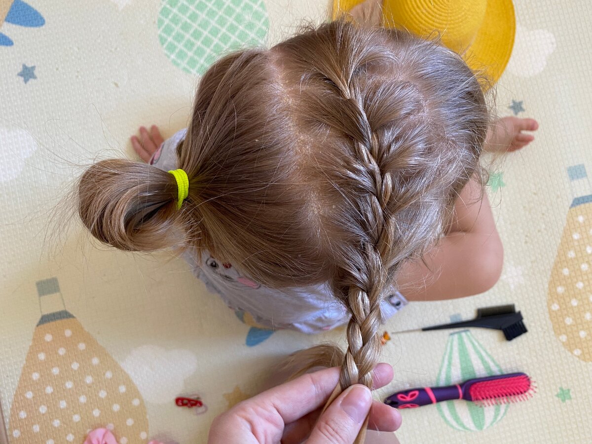 Получаем колосок-ободок. Фото мое