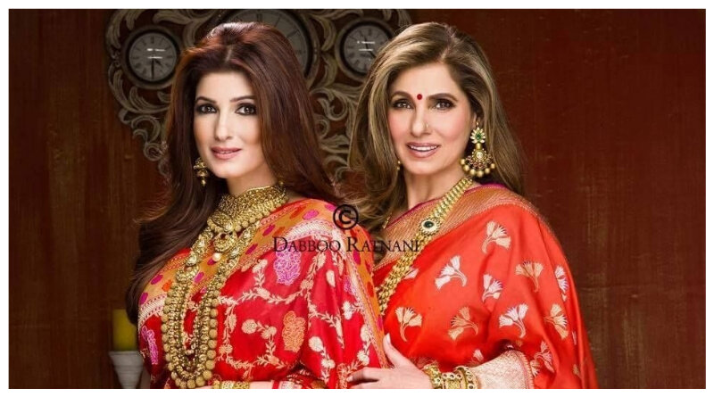 Димпл Кападия с дочерью Твинкл Кханной. Источник - https://clck.ru/QuuAo