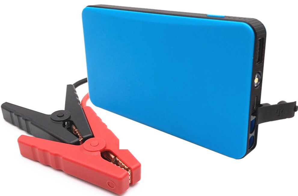 Power Bank с выходом 12В и провода прикуривания