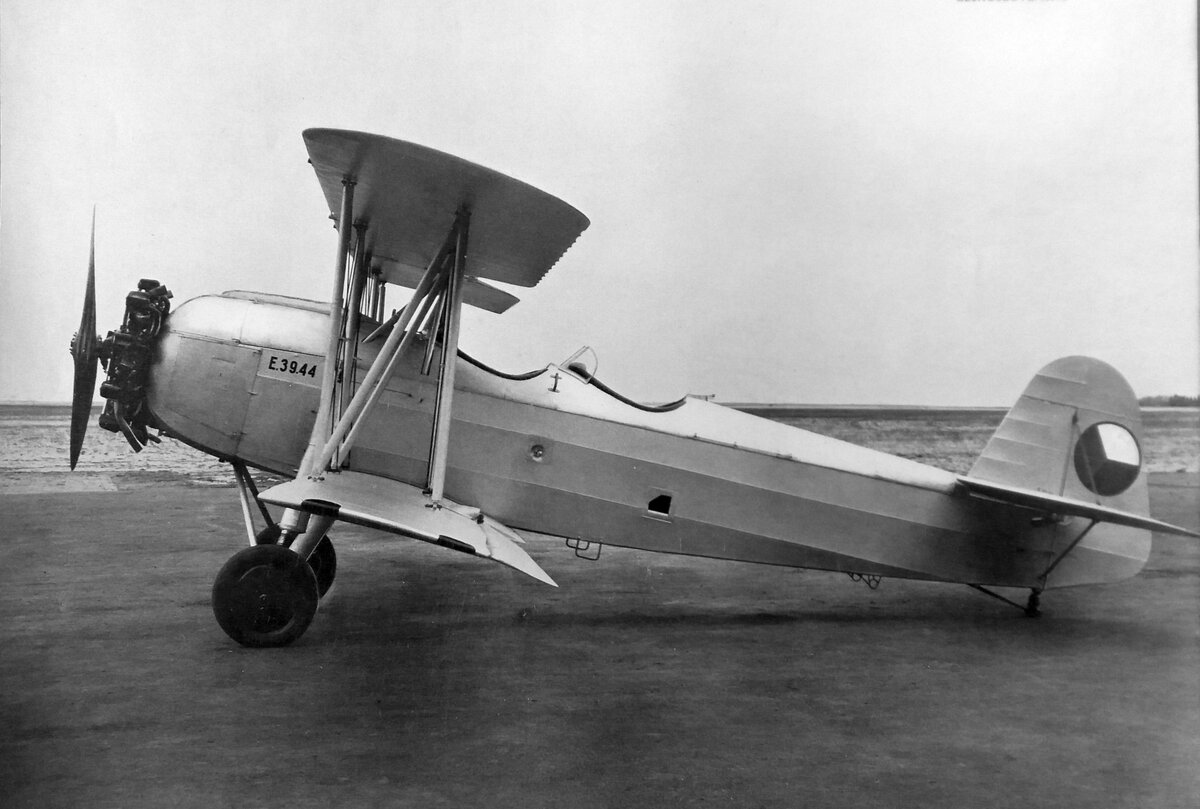 Praga E-39. Вид сбоку. Фото: Walter Gemma. Bulletin Walter. 15.6.1936, roč. 1936, čís. No. 5-6. (June)