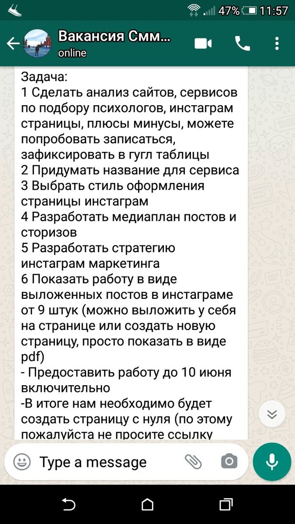 скриншот автора