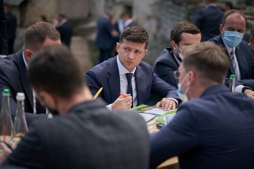 Президент Украины Владимир Зеленский. Фото: twimg.com    