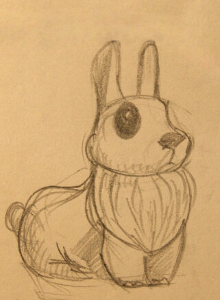 Ваш набросок вовсе не обязательно должен быть идеальным, его главная функция - быть опорой в работе.