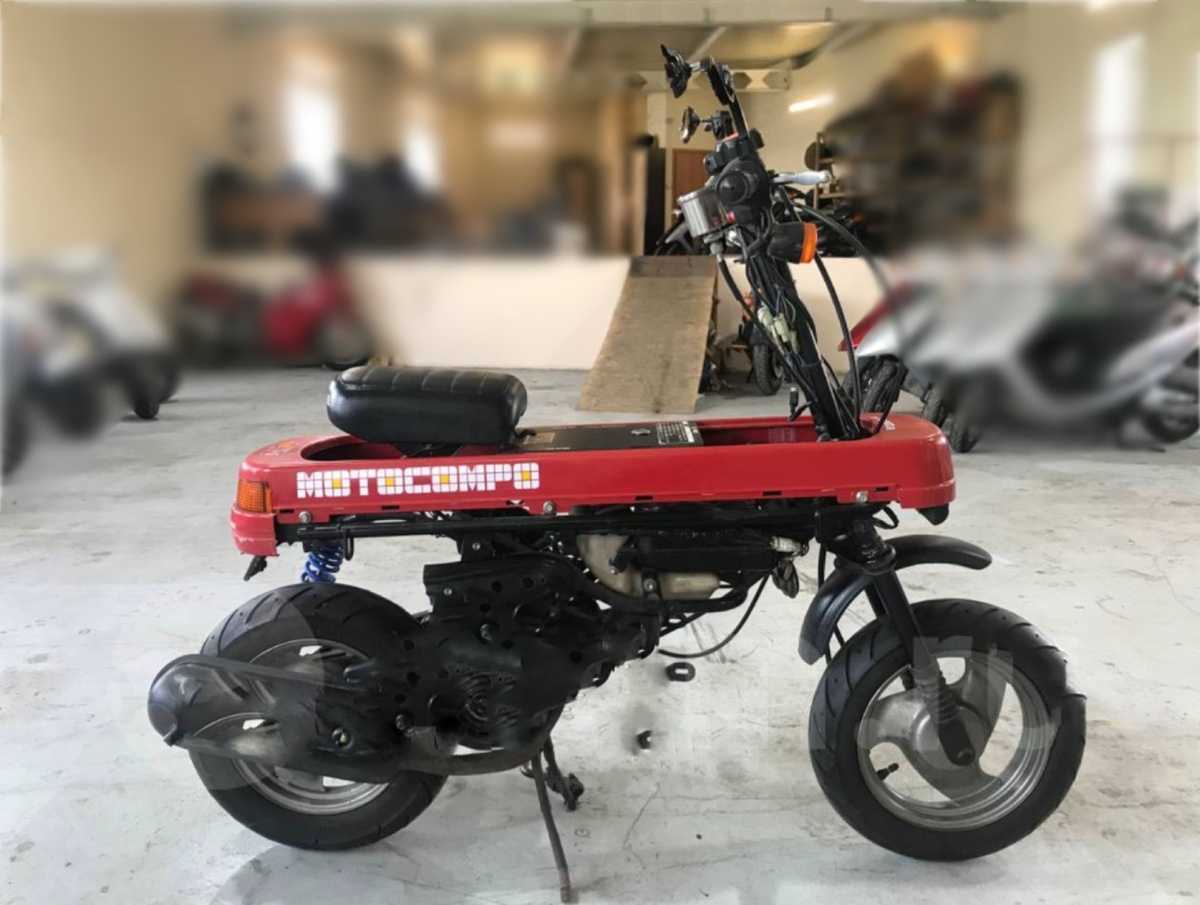 Honda Motocompo с мощностью двух кобылок и жеребенка :)