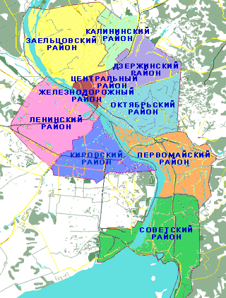 Карта новосибирска