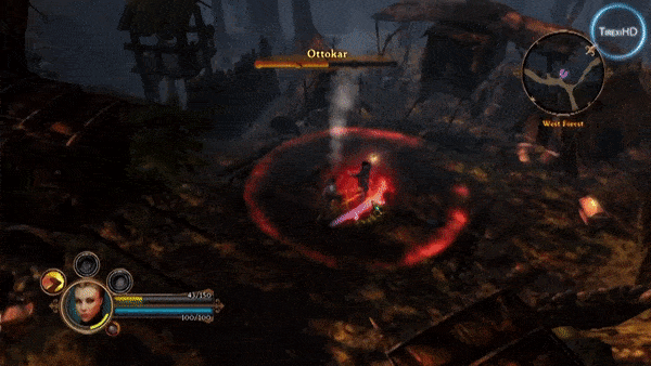 В игре очень динамичная боевая система: просто заклинивать врагов не получиться 