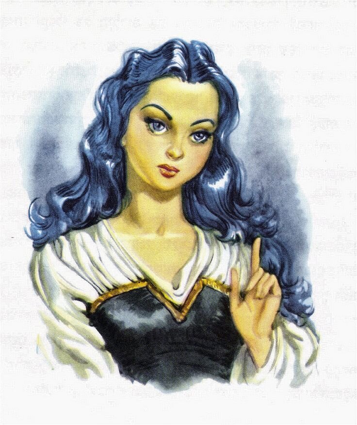 Иллюстрация Либико Марайя к книге "Приключения Пиноккио". Найдено на просторах сети.