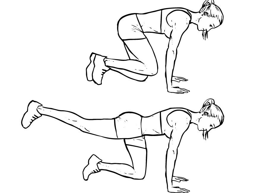 Пара простых упражнений для улучшения подвижности тазобедренного и коленного сустава.