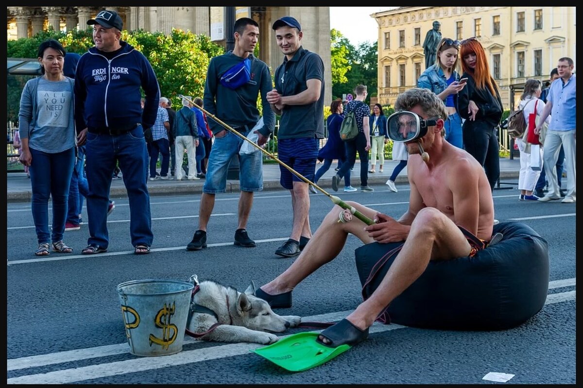 Неизвестно, что здесь происходит, но сразу видно, что явно что-то очень увлекательное!