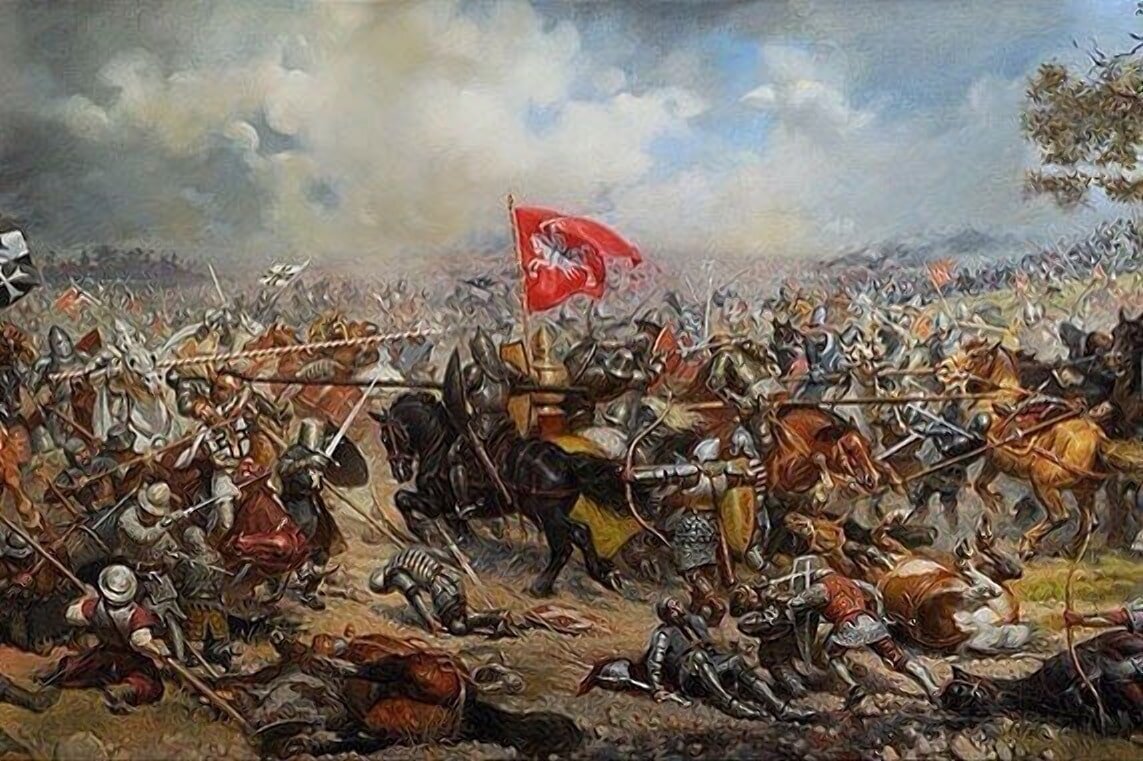 Польско тевтонские. 15 Июля 1410 г. — Грюнвальдская битва. Грюнвальдская битва 1410. Битва под Грюнвальдом 1410. Картина Грюнвальдская битва 1410.