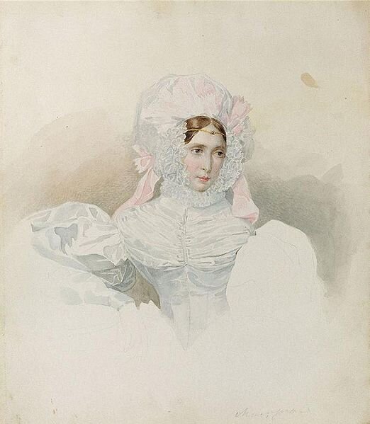 А.П.Брюллов. Портрет Т.Б.Потемкиной, незавершённый вариант