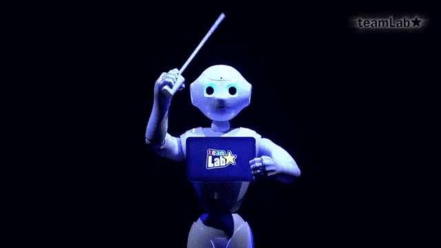 Робот может хорошо вписаться в голографическое шоу