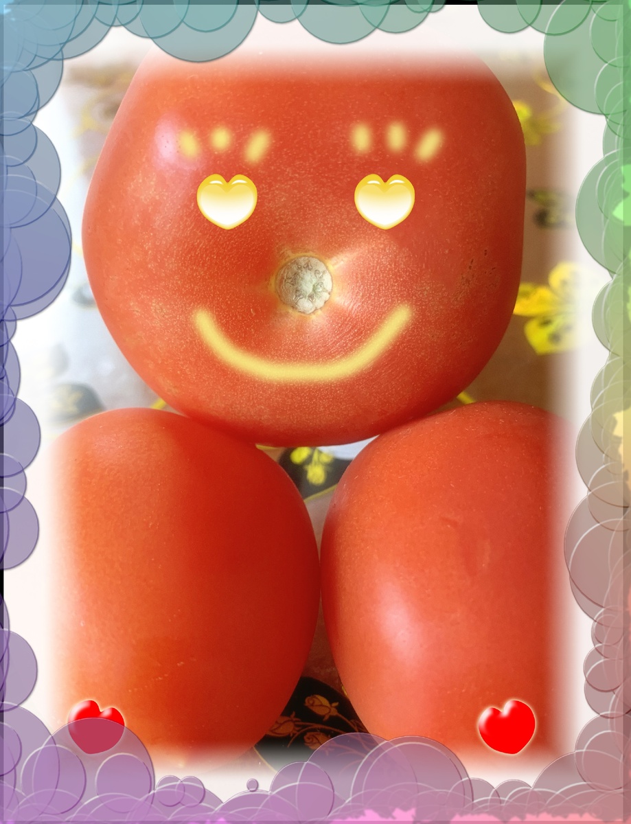 Такие вот сладкие помидорки...