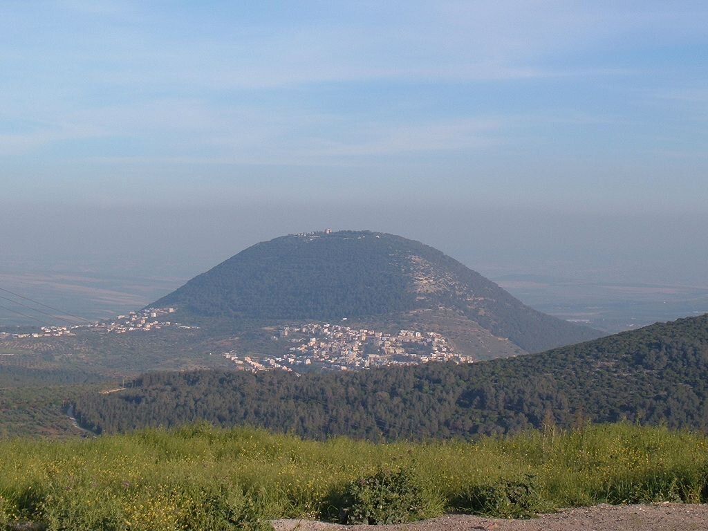  Гора Фавор, вид со стороны Назарета