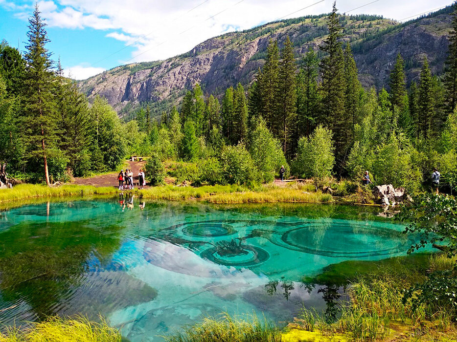 Уникальное Гейзеровое озеро.