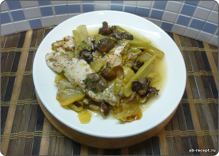 Курица с сельдереем, запеченная в духовке рецепт 👌 с фото пошаговый | Как готовить мясо