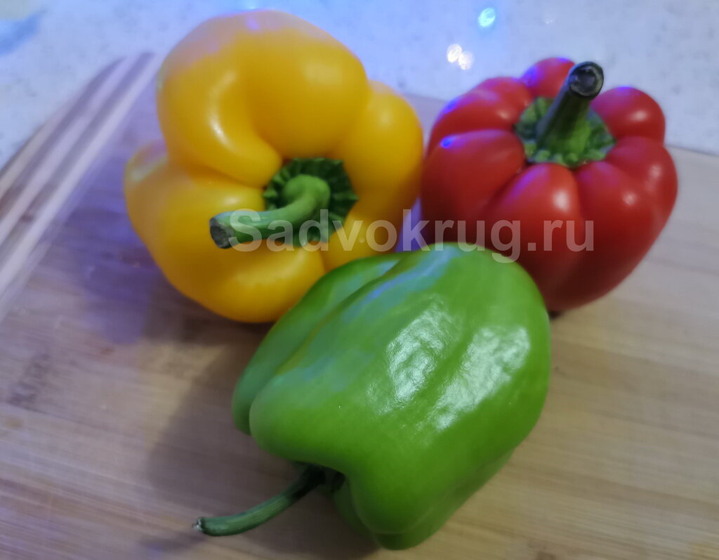 На фото: Болгарский перец для салата