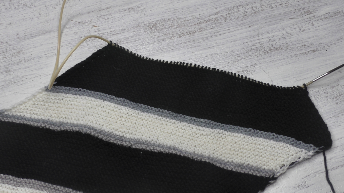 Мастер-классы: вязание черно-белого цвета