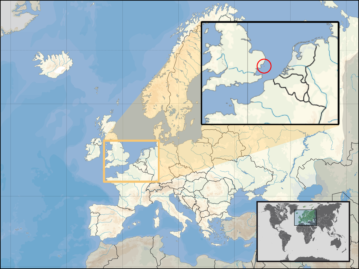 Княжество Силенд на карте. Источник: wikipedia.org