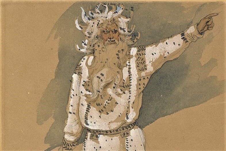 Виктор Васнецов "Дед Мороз", 1885 г.