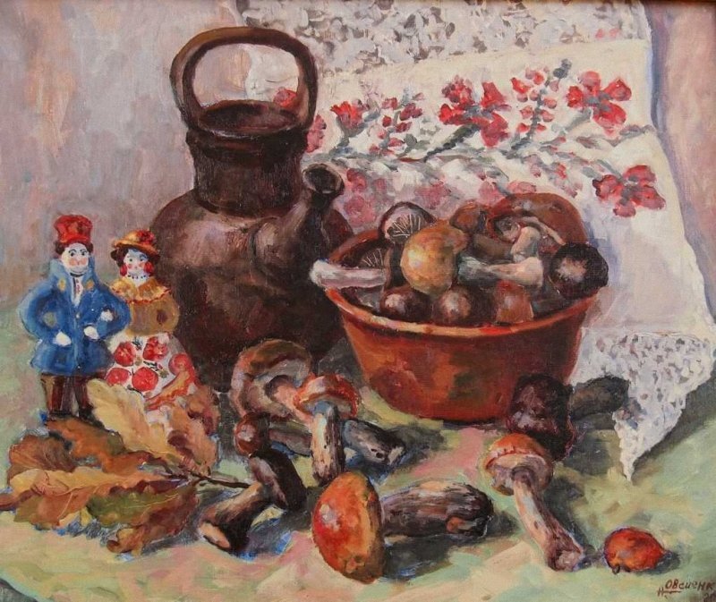 На илл.: Художник Наталия Дмитриевна Овсиенко