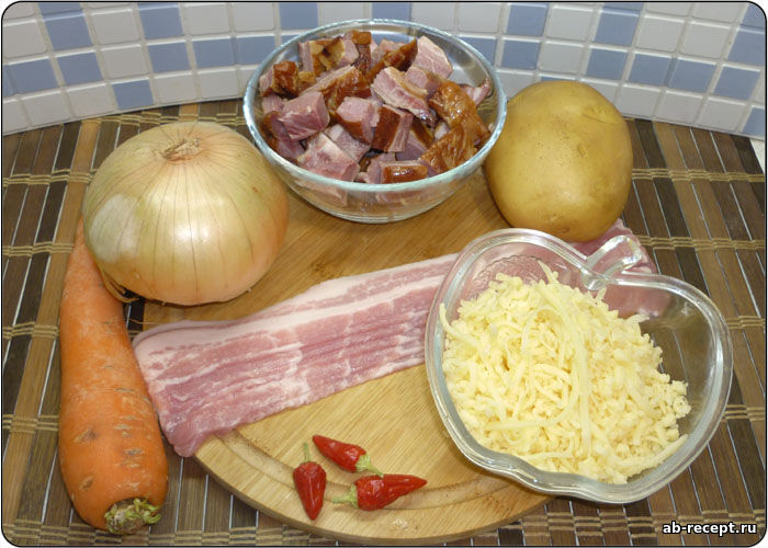 Копченые рёбрышки с картошкой 🥓🍅🥔🥕