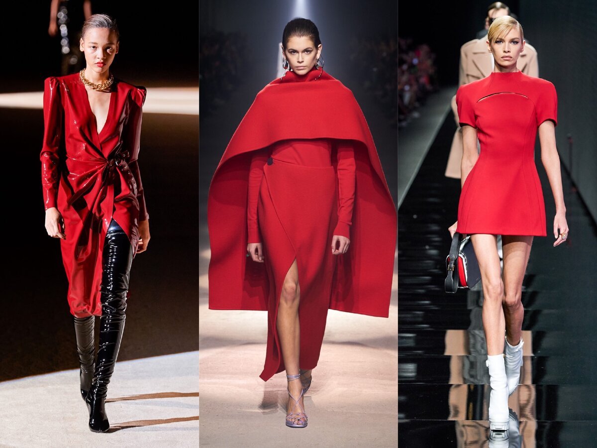 Saint Laurent,  Givenchy,  Versace осень-зима 2020/2021