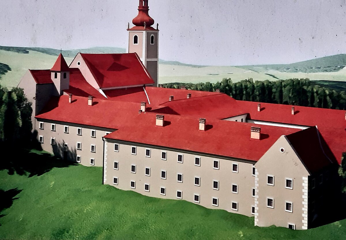 Вот таким величественным был монастырь Катаринка 400 лет назад. Реконструкция.