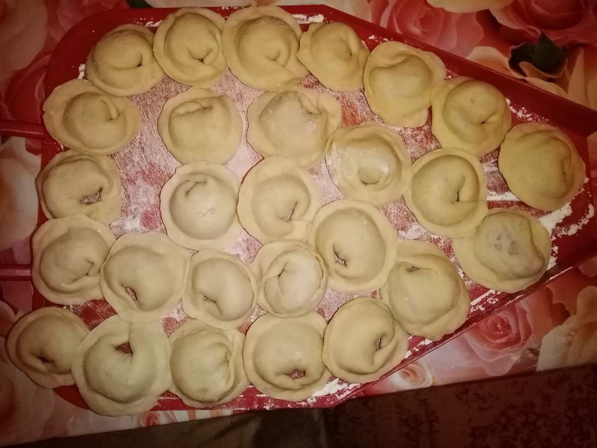 Пельмешки после лепки