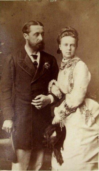 Принц Альфред и Мария Александровна