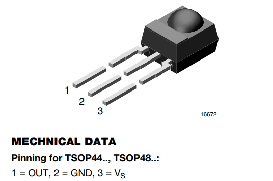 Микросхема TSOP4836.