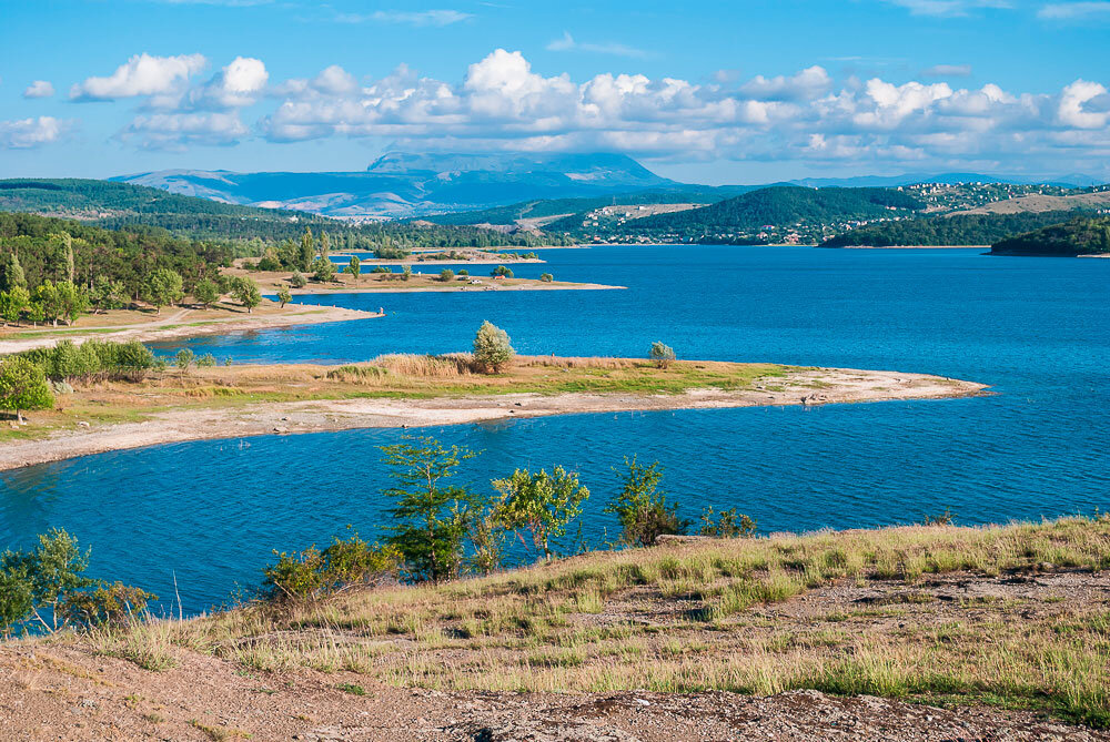 Симферопольское водохранилище . Фото из интернета.