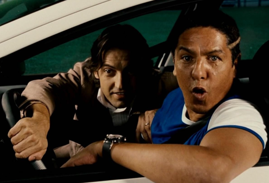 Кадр из фильма Такси4