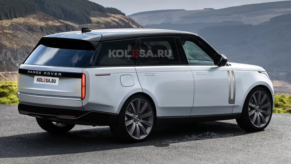 Рендер нового Range Rover, фото: Колёса.ру