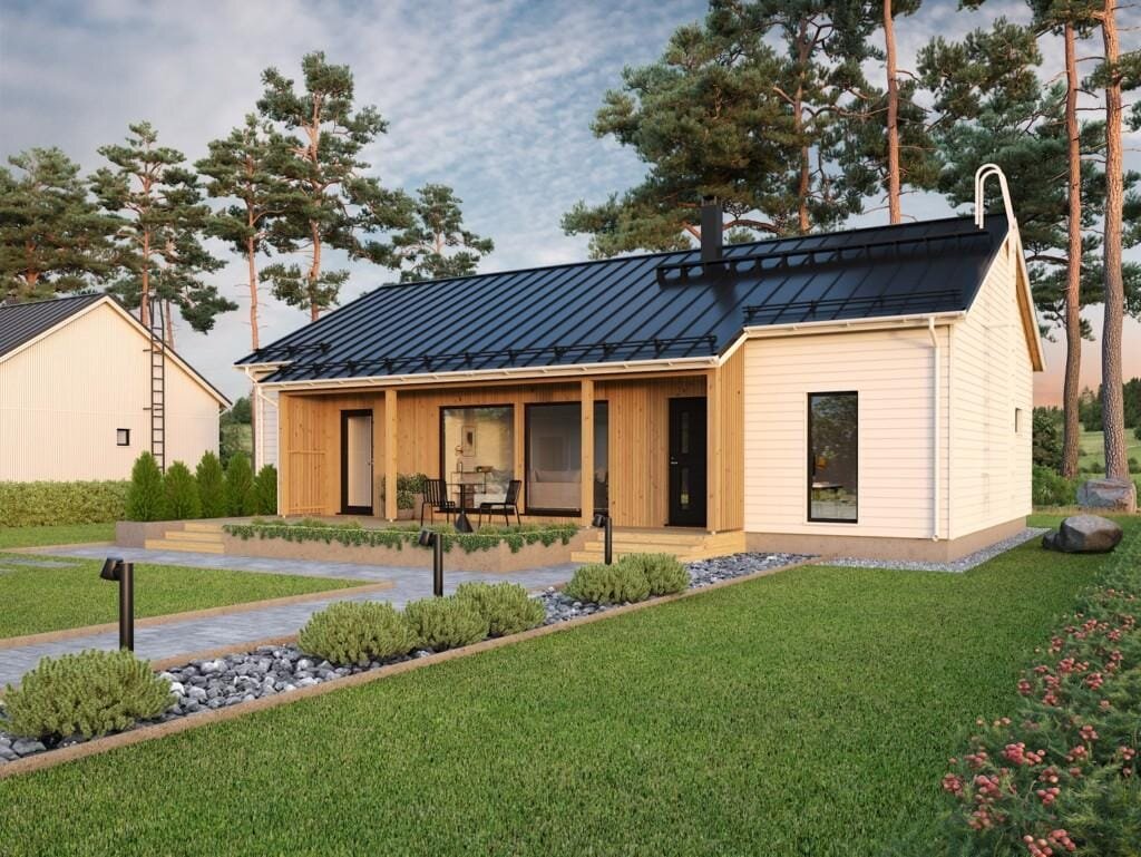 Стильный дачный дом