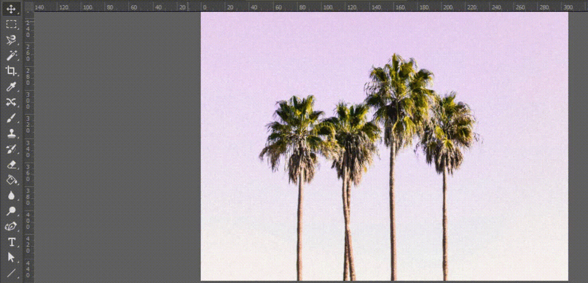 «Волшебной палочкой» выделяйте однородные по цвету области 