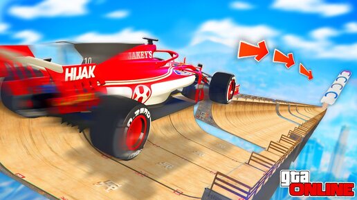 ЭТО САМЫЙ АДСКИЙ СПУСК БЕЗ ТОРМОЗОВ ПО РАМПАМ В GTA 5 | СТЕНКА НА ...