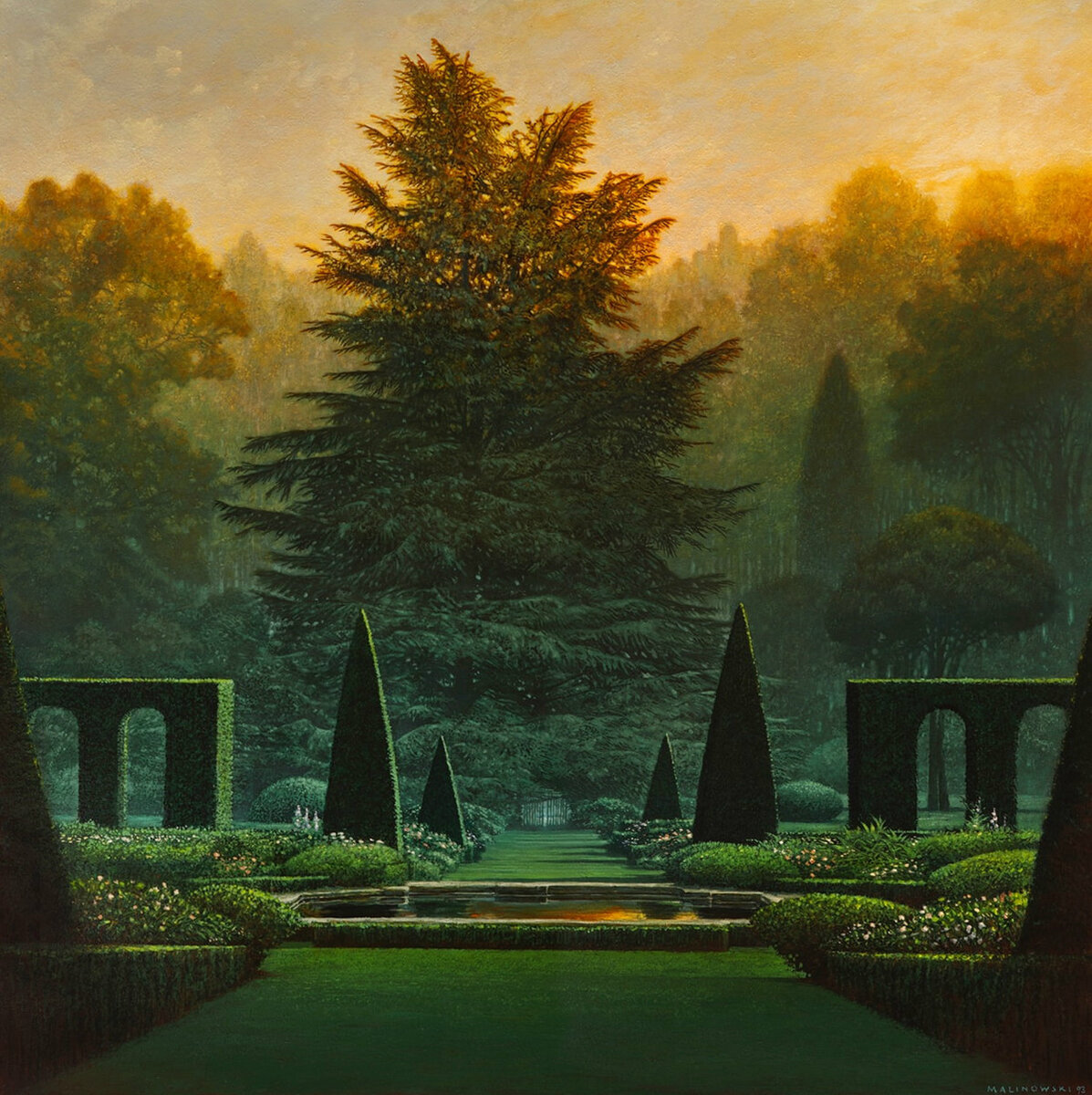 © Andrzey Malinowski. Парковый пейзаж-I