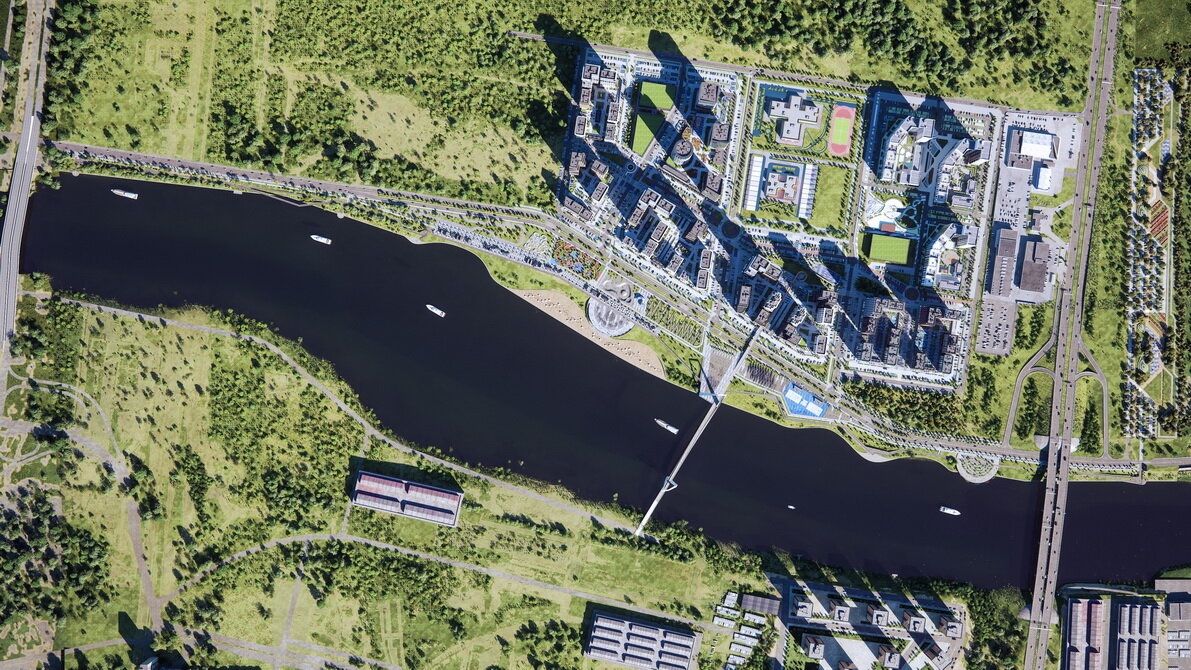 Визуализация: вид сверху