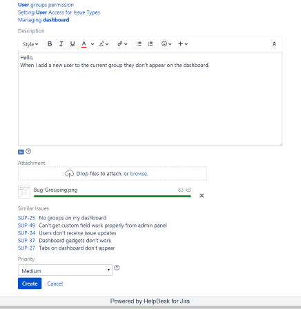 Процесс создания запроса через HelpDesk портал