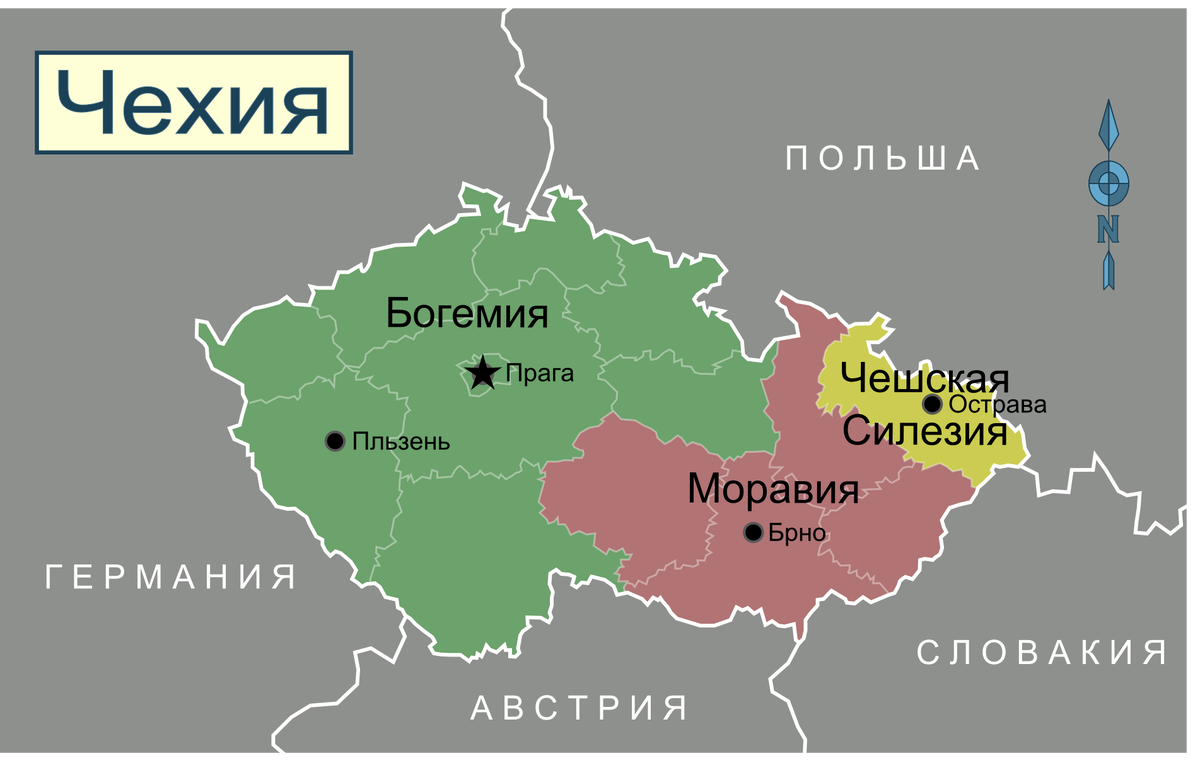 Историческая область чешское королевство. Административно-территориальное деление Чехии. Богемия Моравия Силезия. Регионы Чехии Богемия Моравия. Моравия на карте Чехии.