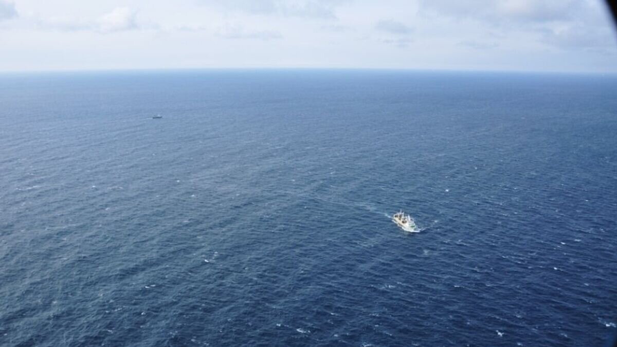    Крушение траулера "Дальний Восток" в Охотском море© РИА Новости / МЧС РФ