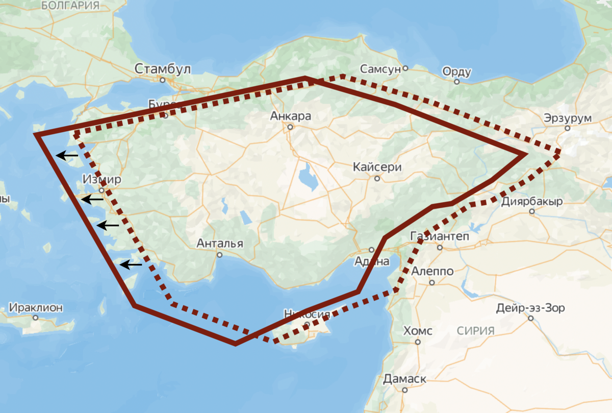 Карта мир в турции 2023