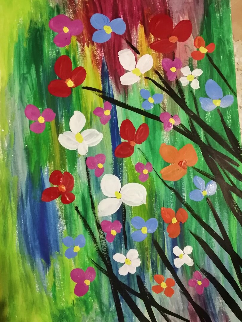 Цветы. Художник я).