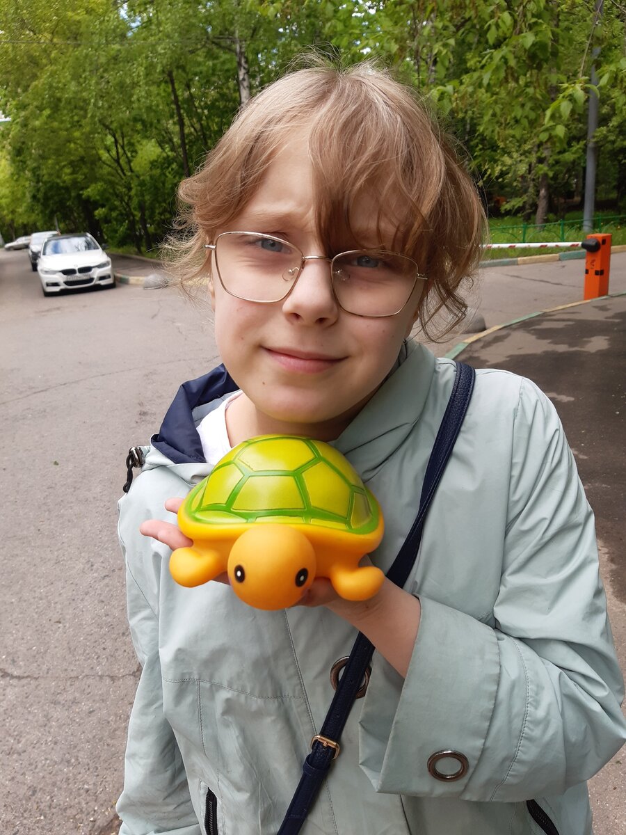 С черепашкой-"мамой"